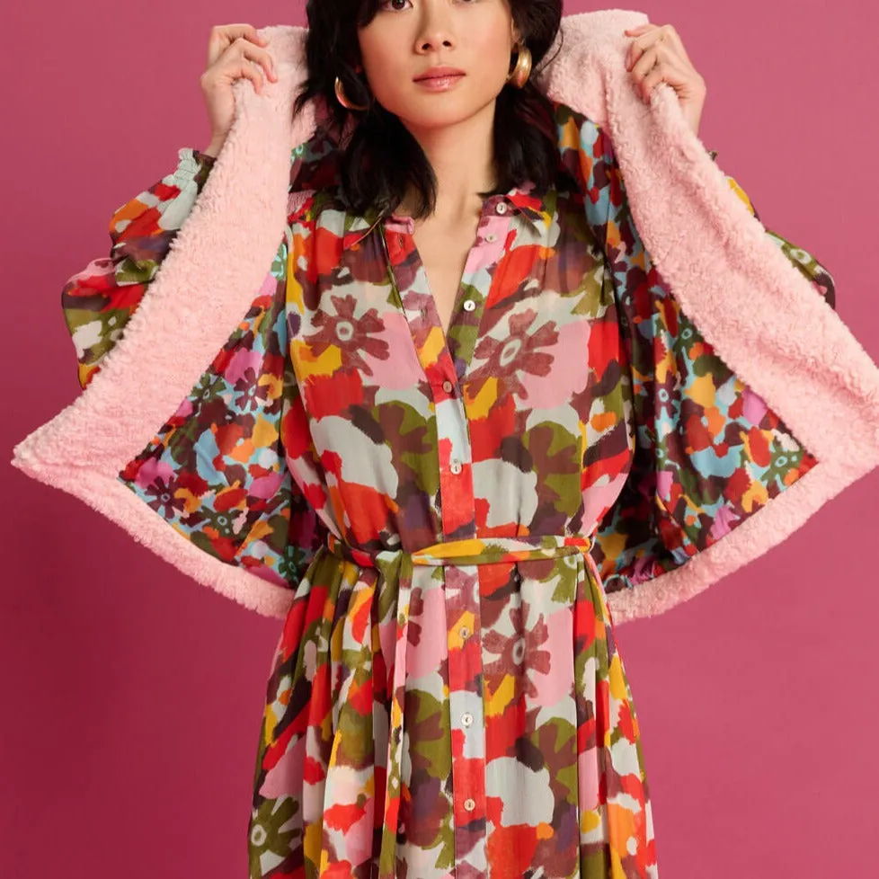 Palette Of Colours Midi Dress