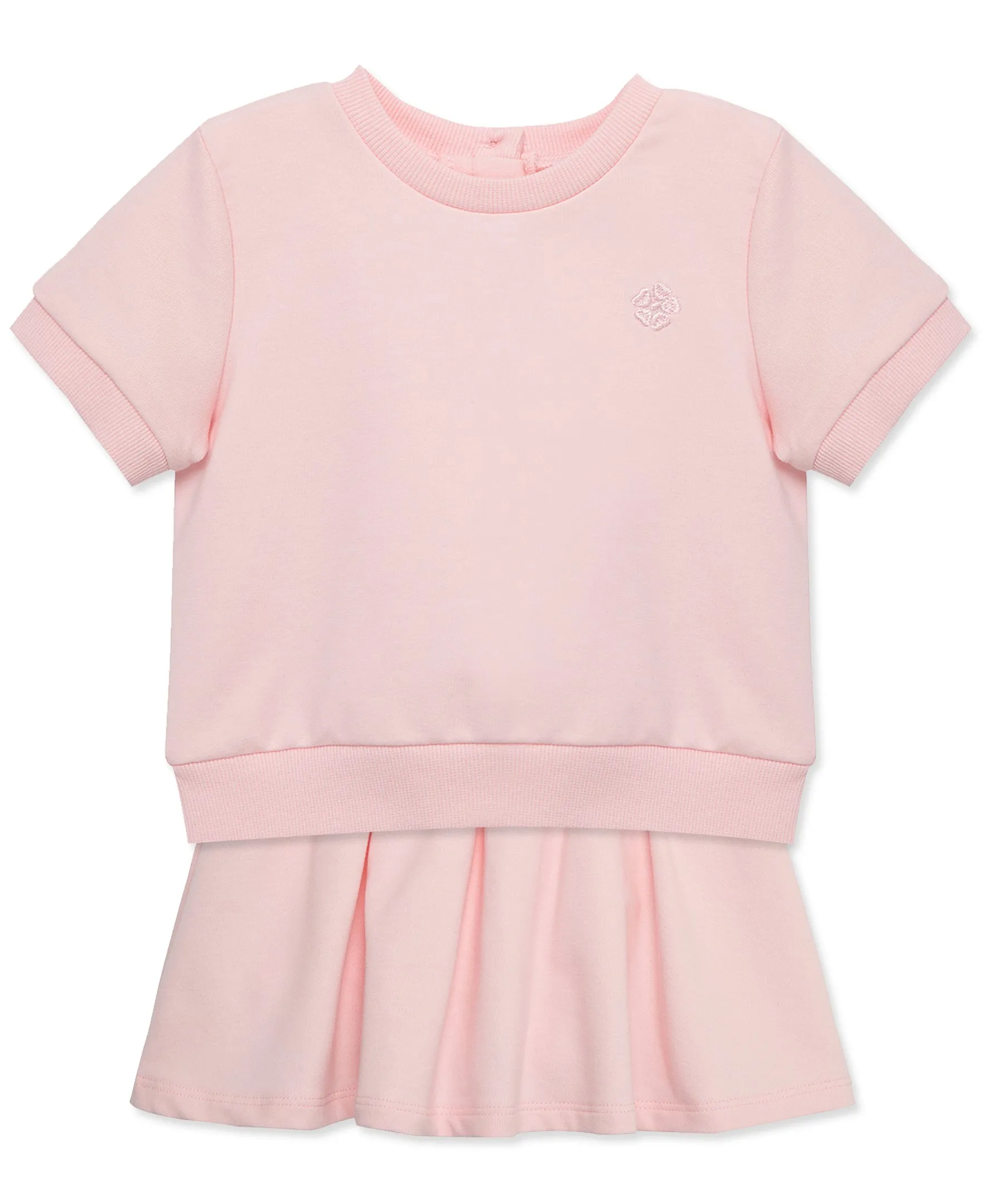 Pink 2-Piece Toddler Skort Set (12M-24M)