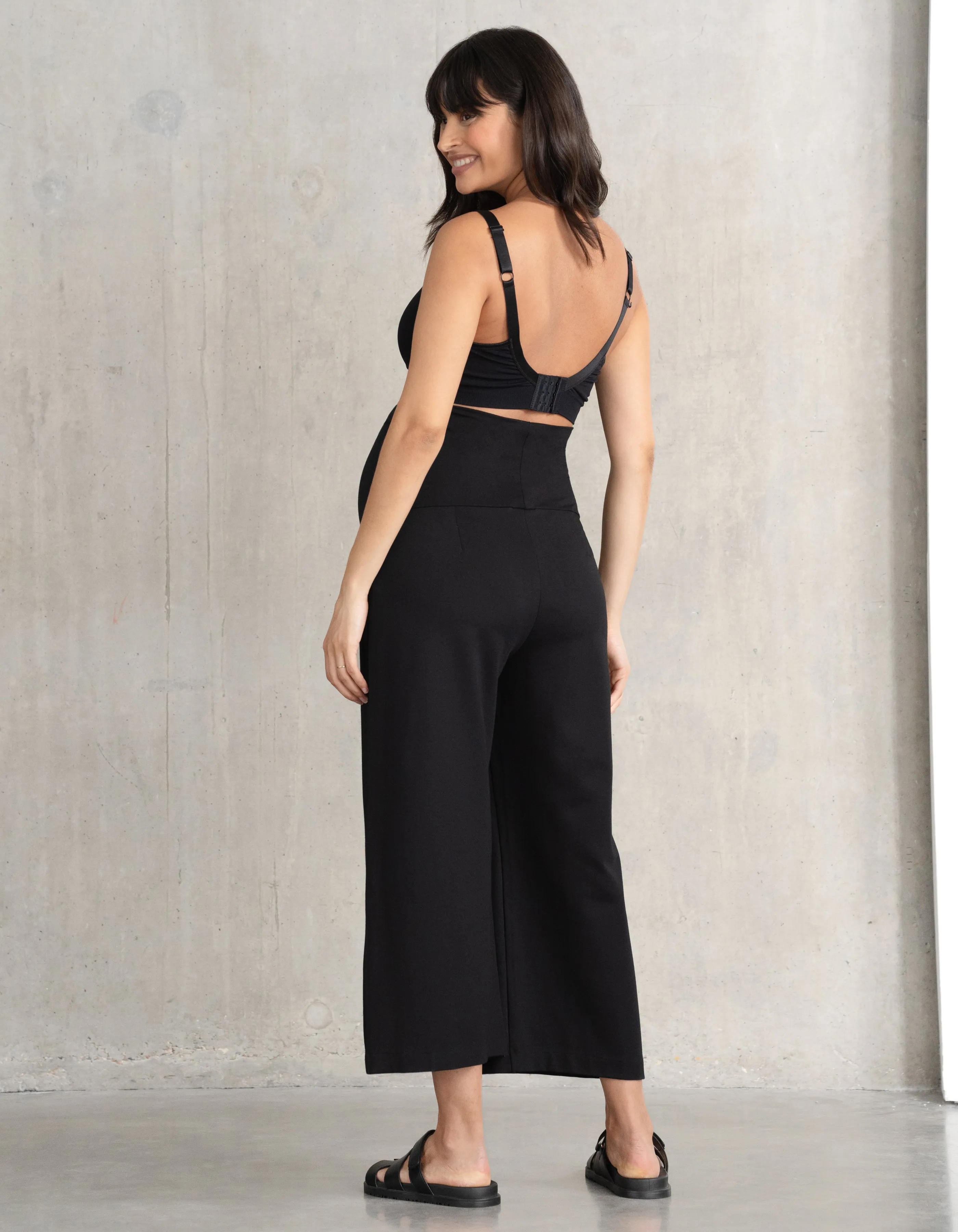 Ponte Roma Over Bump Palazzo Maternity Trousers