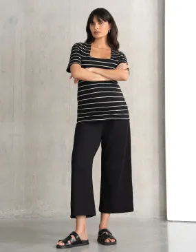 Ponte Roma Over Bump Palazzo Maternity Trousers