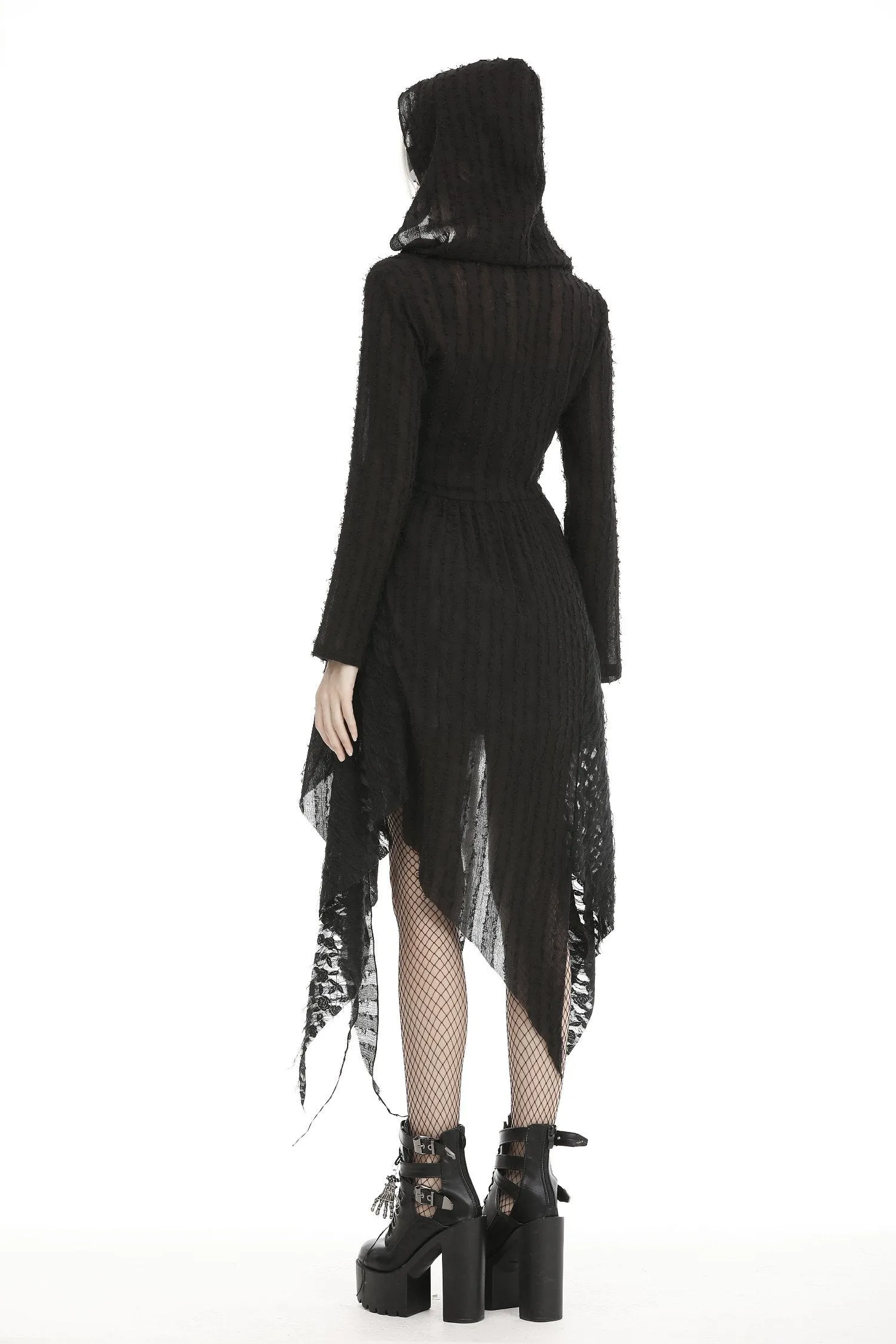 Punk shredded cardigan thin coat JW214