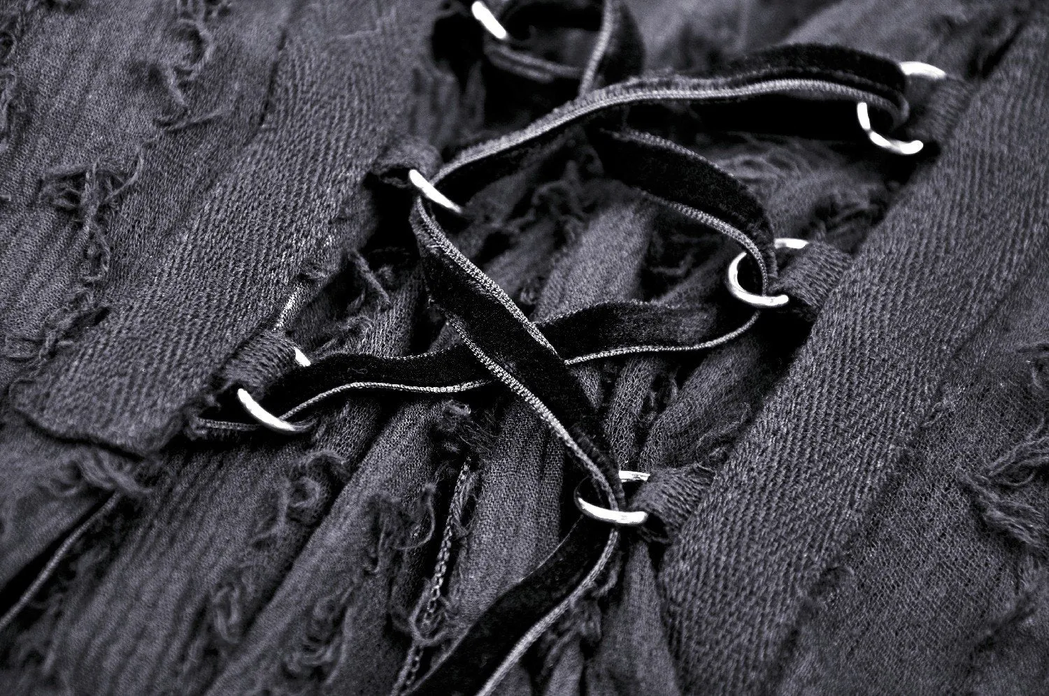 Punk shredded cardigan thin coat JW214