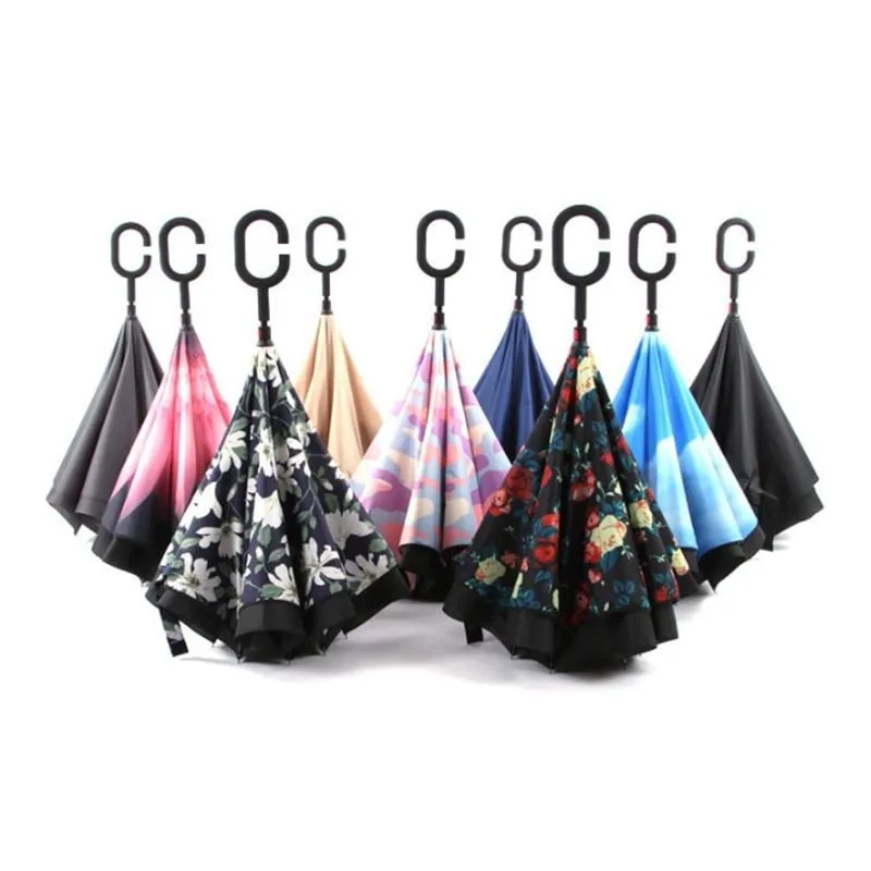 Reverse Folding Umbrella