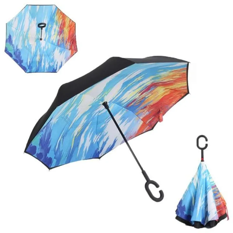 Reverse Folding Umbrella