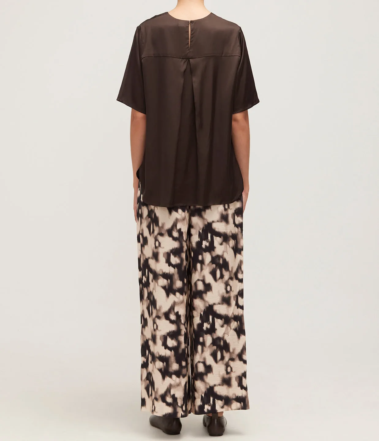 Sahelena Wide Leg Pants in Animalier