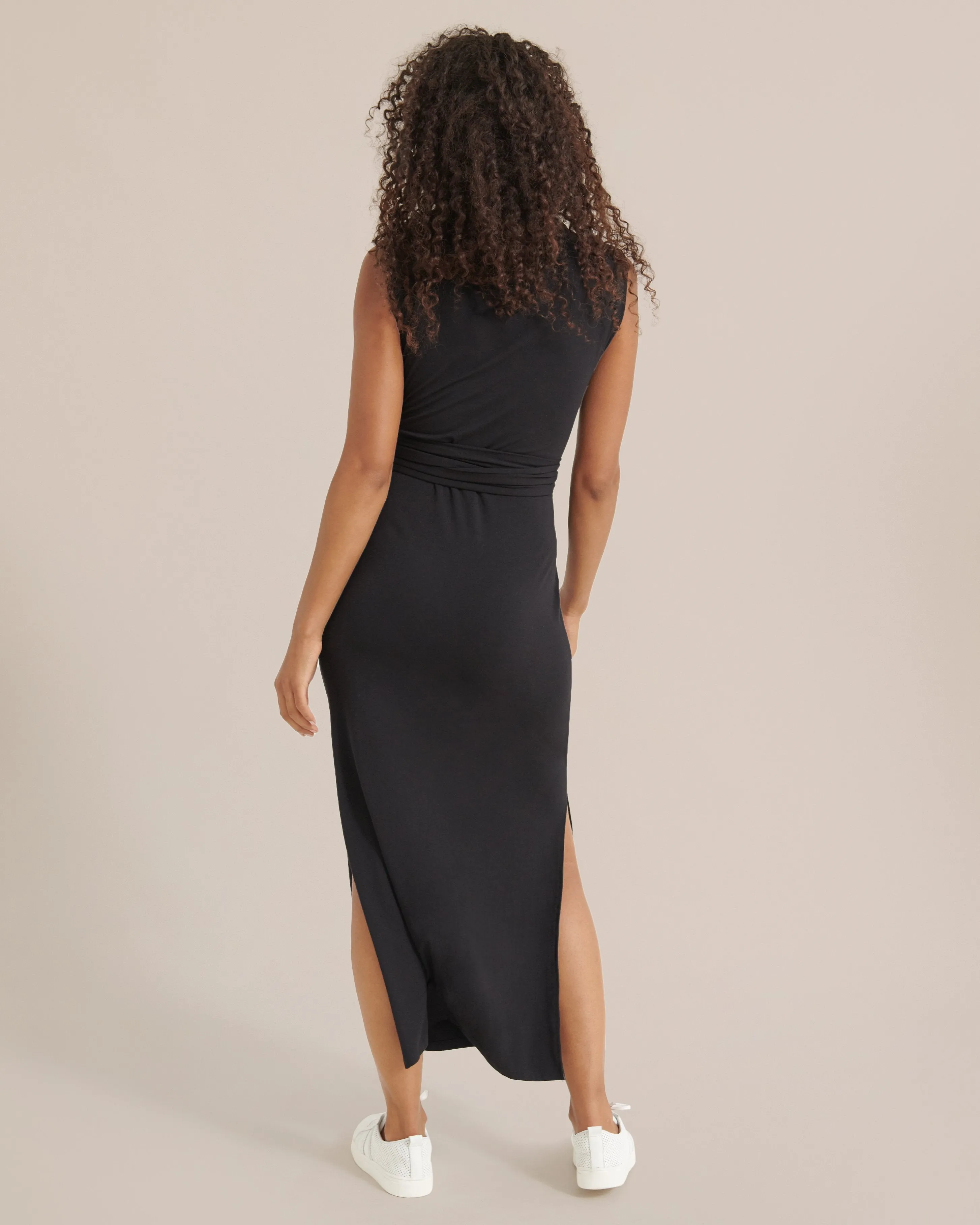 Teagan Sleeveless Tie-Front Dress