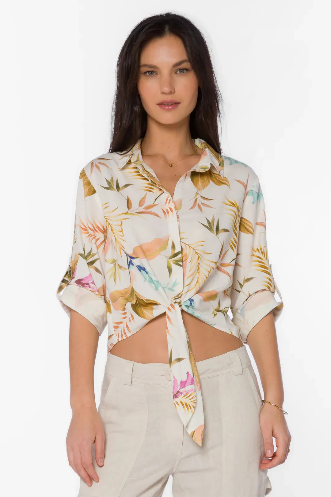 Velvet Heart Solange Vintage Tropical Shirt (Multi)