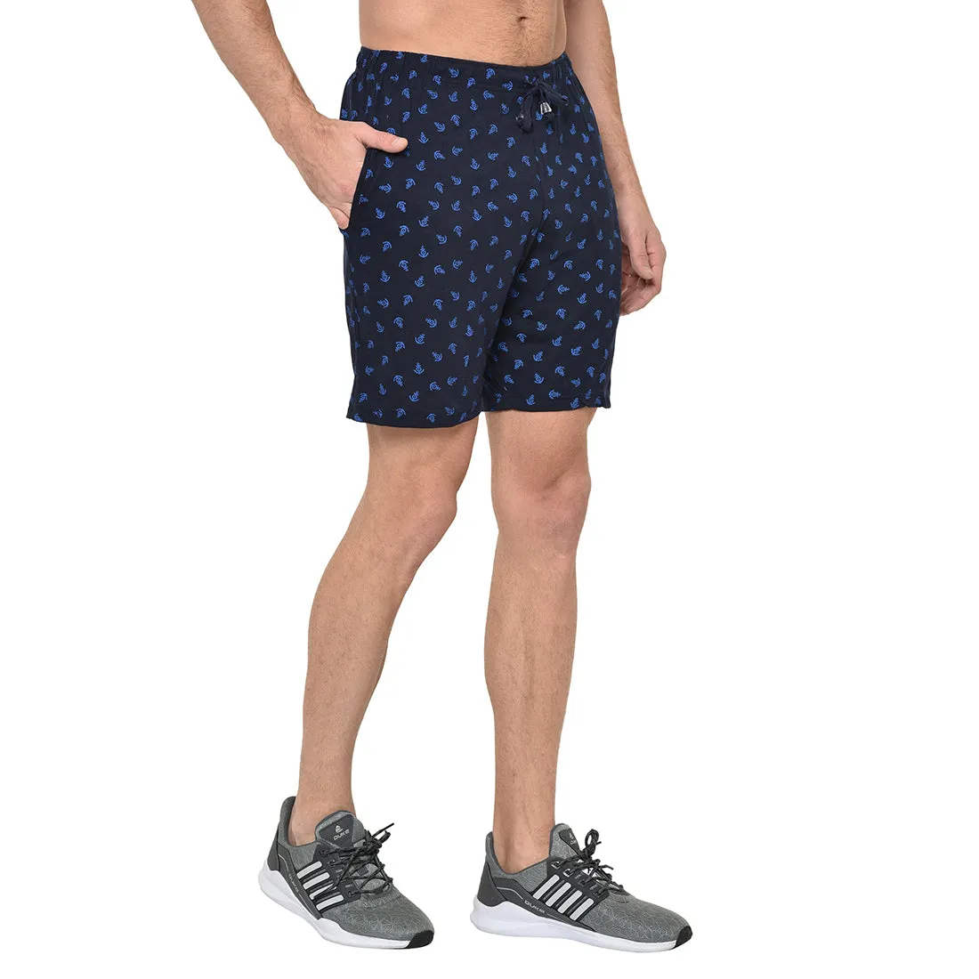 Vimal Jonney Dark Blue Shorts For Men's