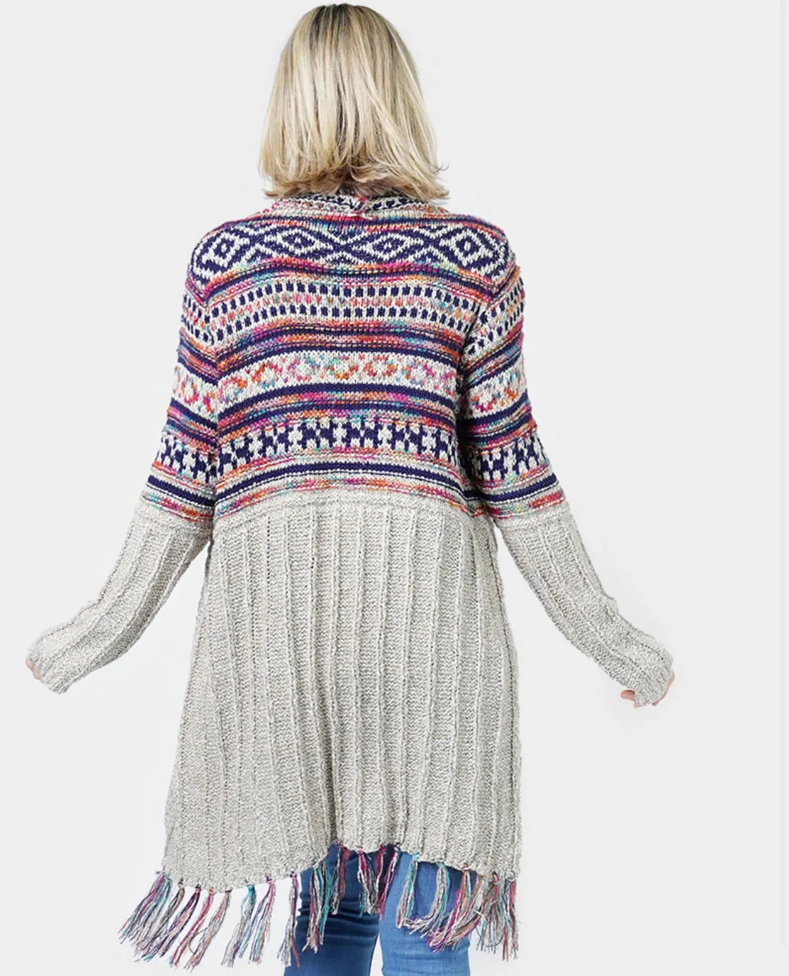 Western Tassled Knit